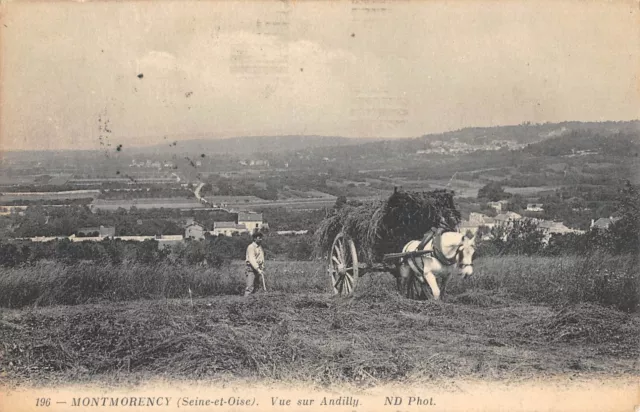 Cpa 95 Montmorency / View Of Andilly