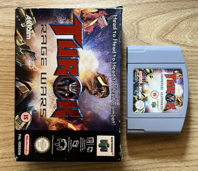 Turok: Rage Wars (Nintendo 64, 1999) PAL UK Version Boxed