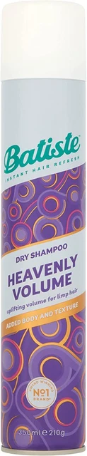 Batiste Heavenly Volume - Champú seco 2 en 1 para volumen y cuerpo - Sin pegajosidad