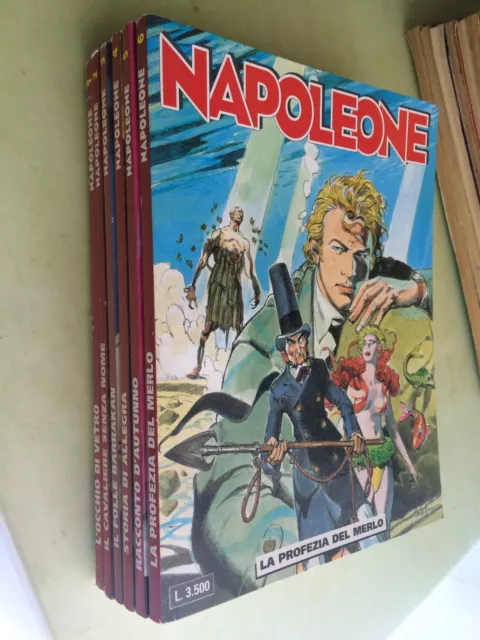 lotto 6 fumetti napoleone tra il N° 1 e il n° 6 ed bonelli