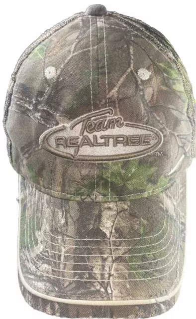 team realtree embroidered adjustable strap hat camo