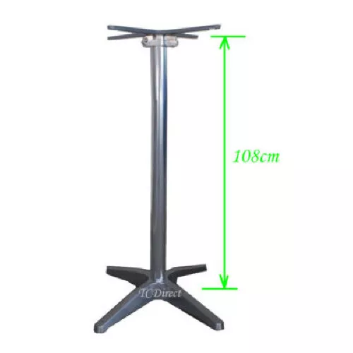 Foldable Aluminium Cafe Bar Table Base 108cm height (F2H3-HF)