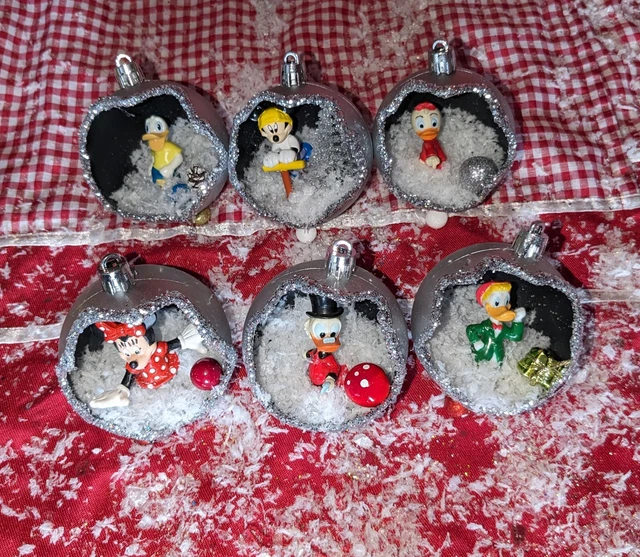 WEIHNACHTSKUGELN MIT DISNEY Figuren, Weihnachten,Neu, Micky Maus EUR 13