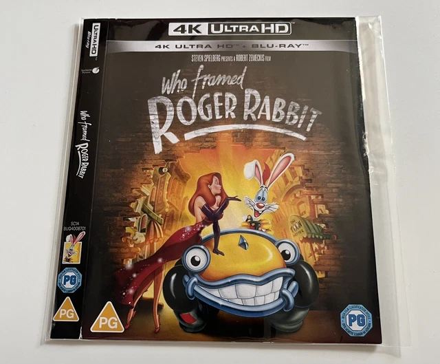 WHO FRAMED ROGER Rabbit Disney 4K Blu ray slipcover/slipcase only *NO