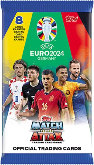 Topps Match Attax UEFA Euro 2024 Base Cards Spain England France  #ALB to #HUN