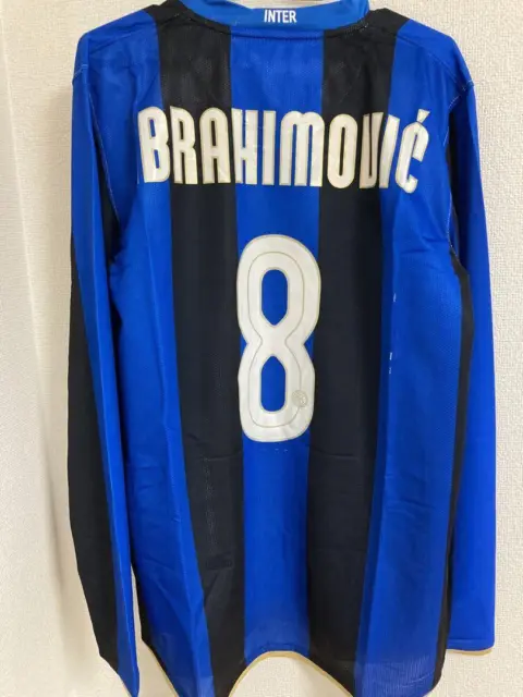 Ibrahimovic Inter MIlan Nike Socccer Long Sleeve Jersey Size L Original w/tag