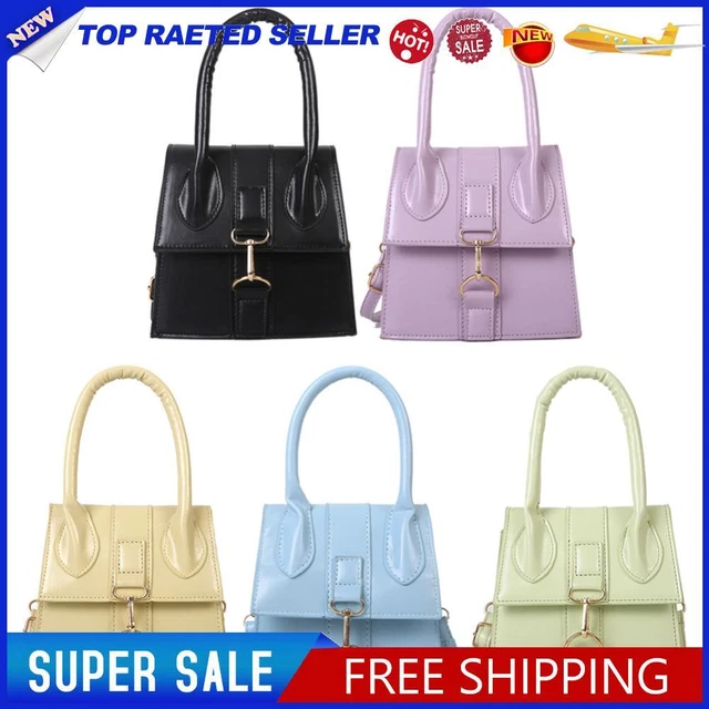 Fashion Trapezoidal Portable Small Square Bag 2022 Summer Sew Simple Texture