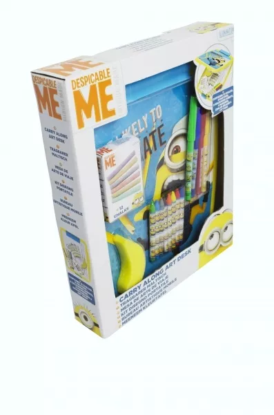 Despicable Me Minions 'Carry Along' Art Desk School Stationery Brand New Gift