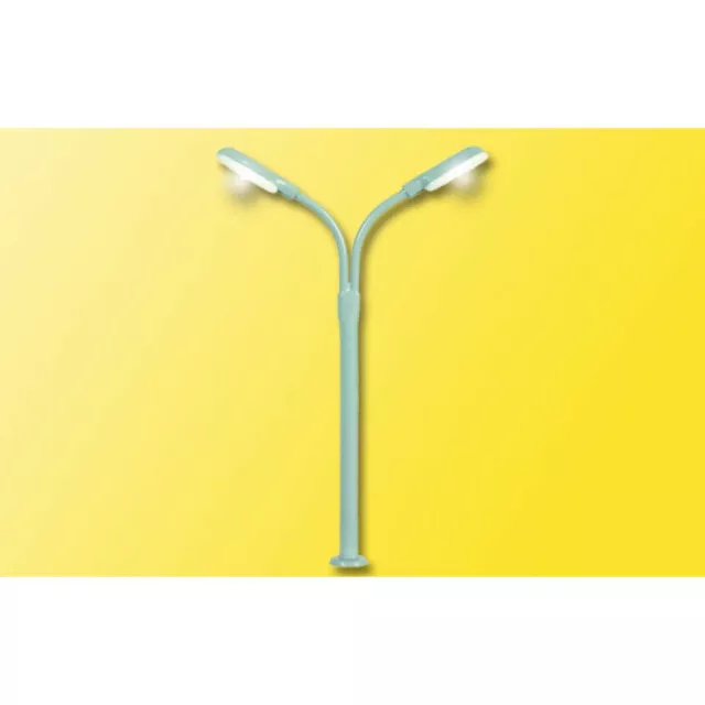 Viessmann N 6495 - Farolas Doble, 2 Leds Blanco Producto Nuevo