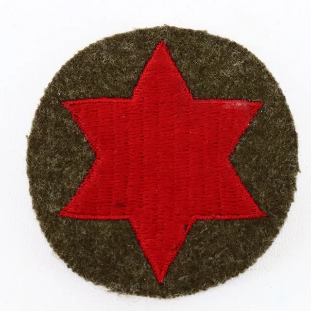 Pre WWII US Army 6th Infantry Patch Variation #21 B 3