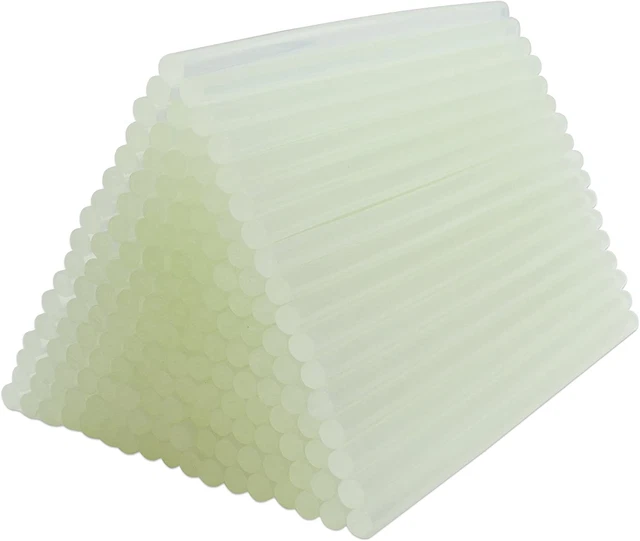 100 Pezzi 7X180 Mm Transparente Colla a Caldo Bastoncini per Pistola Colla a Cal