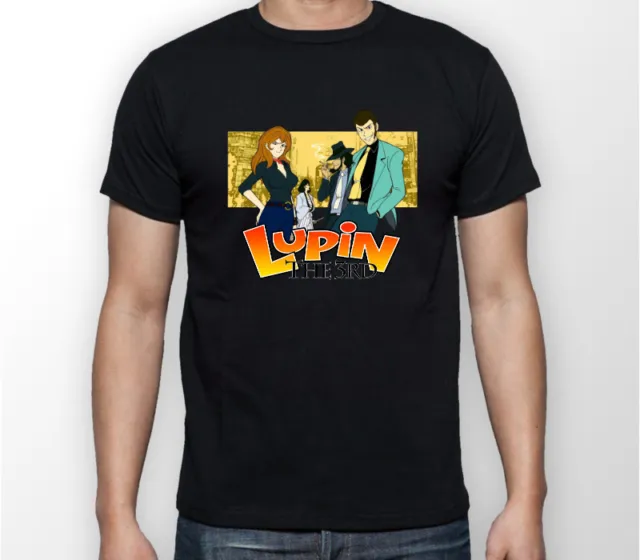 Lupin The 3rd Thief Team Lupin III Anime Unisex Tshirt T-Shirt Tee ALL SIZES