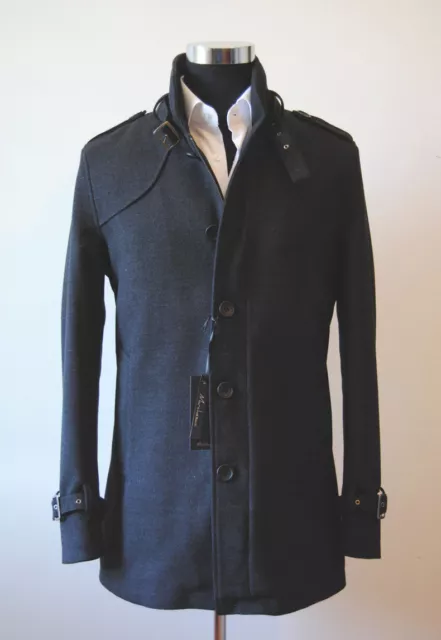 Giaccone UOMO "Coats&Coats" Tg 56 Mod.BEN Nero Trapuntina