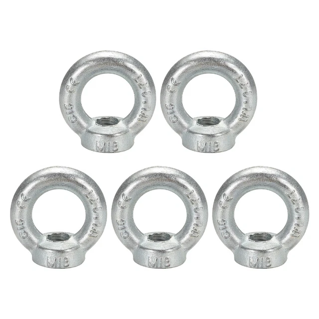 Filettatura M16 C15 DIN582 Anello sollevamento dado ad occhiello 5pz