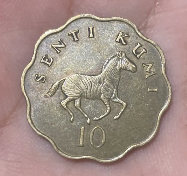 Tanzania 10 Senti 1977 Coin