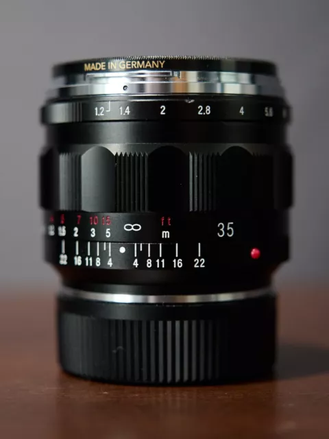 Voigtlander 35mm f1.2 Nokton Aspherical III Lens Leica M Impact Damage