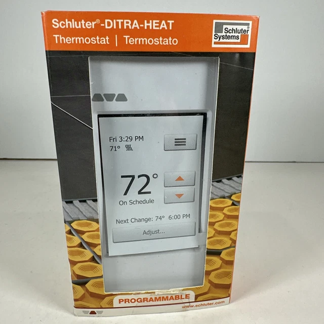 SCHLUTER DITRA HEAT ERT Programmable Radiant Heating Thermostat