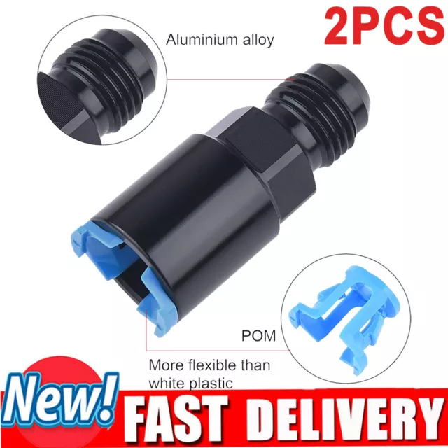 2×3/8" To Fuel Rail EFI Fitting Adapter 6AN for LS LS1 LS3-8AN 3/8 fuel filter