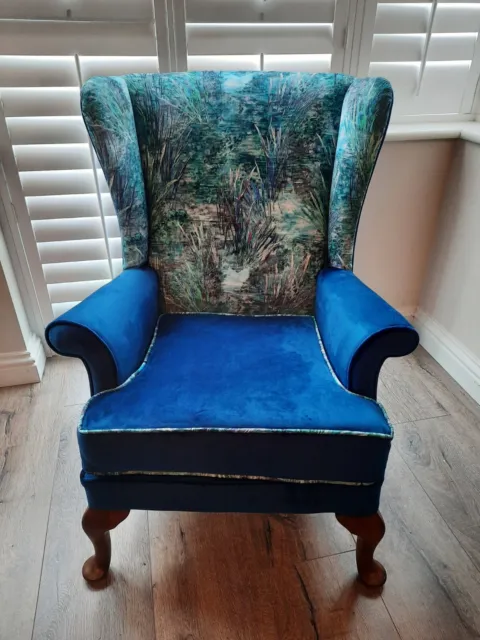 Reupholstered Vintage Parker Knoll armchair