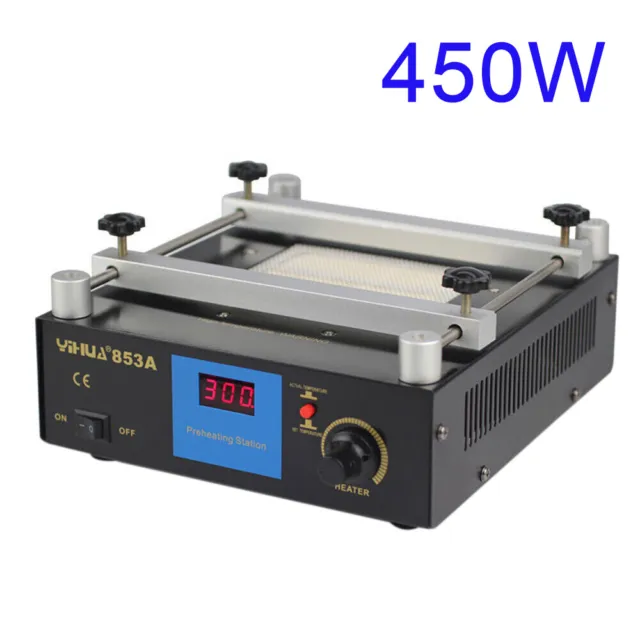 YIHUA 853A SMD PCB Infrared Preheater Hot Plate Preheating Rework Station