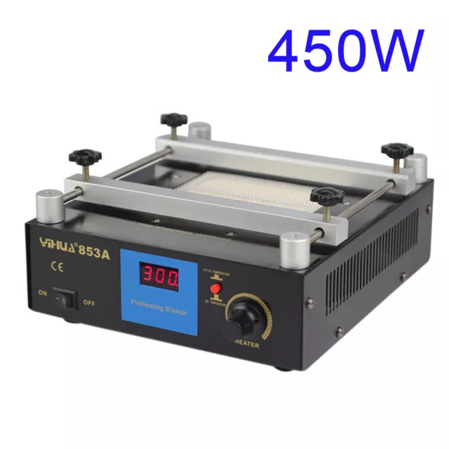 YIHUA 853A SMD PCB Infrared Preheater Hot Plate Preheating Rework Station