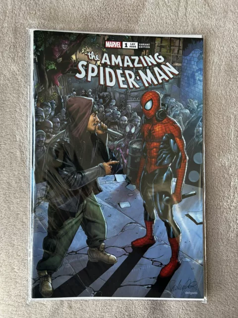The Amazing Spider-Man 2022 #1 Eminem Spotlight Variant Comic Book