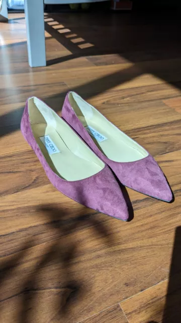 Jimmy Choo Romy Pointy Toe Flats size 8