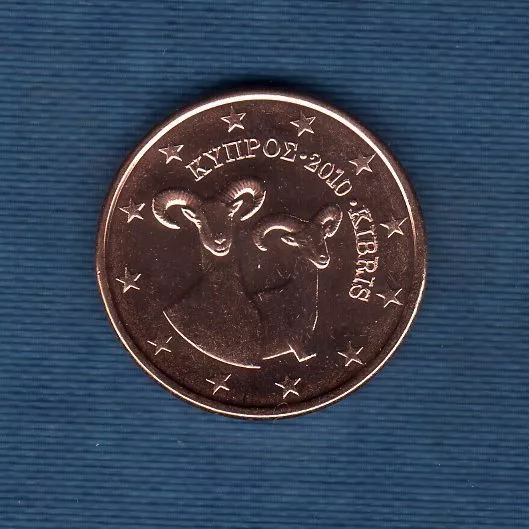 Chypre - 2010 - 5 centimes d'euro - Pièce neuve de rouleau -