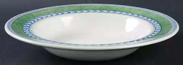 Johnson Brothers Jardiniere Green Rimmed Soup Bowl 278941