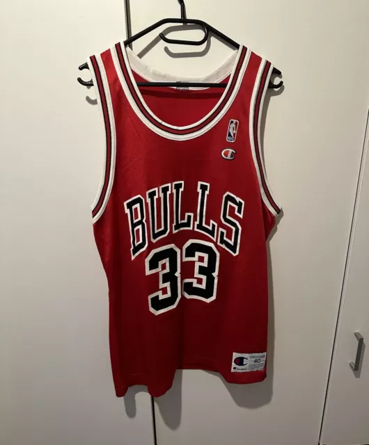 Champion Jersey Chicago Bulls Size M 40 NBA  Scottie Pippen 33 Vintage