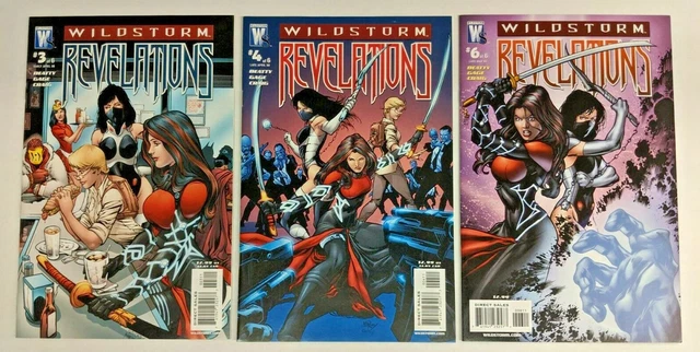 Wildstorm Revelations #1A&B, 2, 3, 4, 6 Wilstorm 2008 6 Comic Set High Grade VF+ 3
