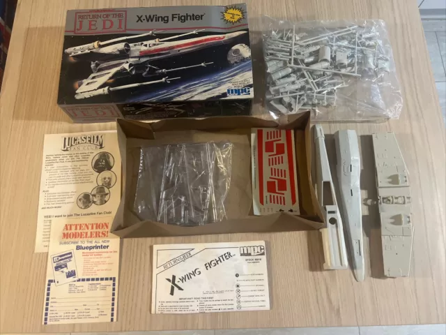 VINTAGE MPC ERTL Star Wars Rückkehr der Jedi X-Wing Fighter Modellbausatz - unbenutzt