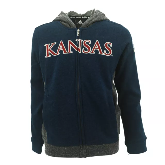 NCAA Kansas Jayhawks Youth Size Adidas Climawarm Sweatshirt New With Tags