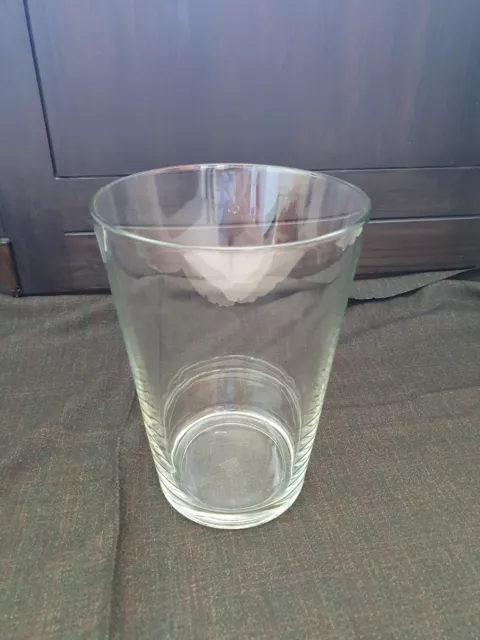 Anne Nilsson - Große Glas Blumenvase Vase - 3 kg schwer - 28 cm hoch - massiv 2