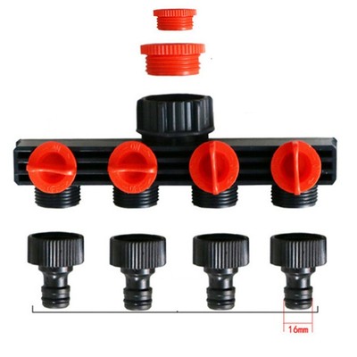 Giardino Collettore Tubo Splitter Adattatore 4 vie AMTECH RUBINETTO CONNETTORE 