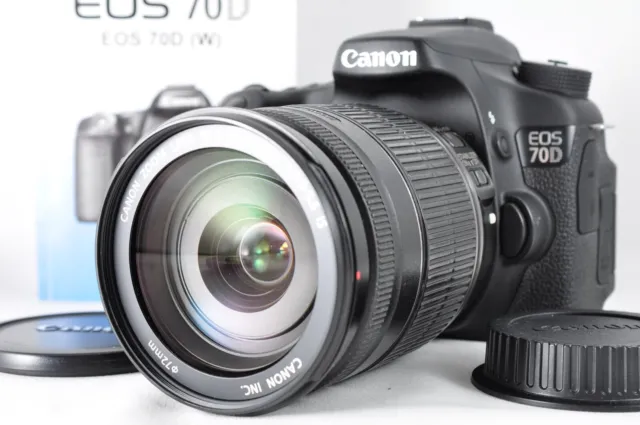 [Near Mint]Canon EOS 70D 20.2MP Digital SLR Camera with EF-S 18-200mm Shots 8149