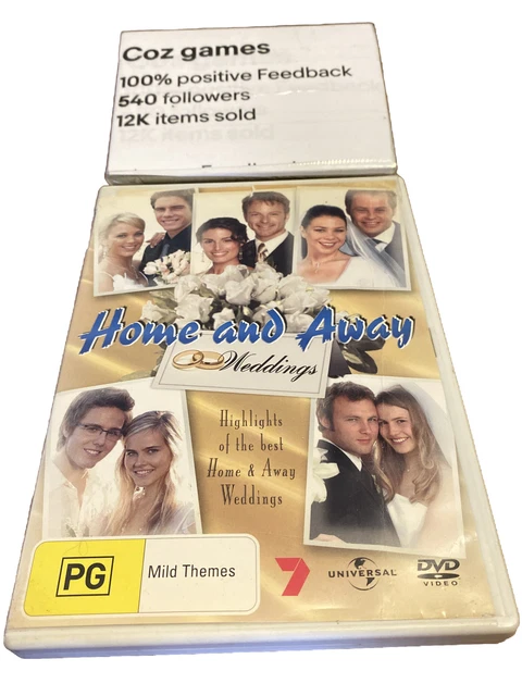 HOME AND AWAY Weddings Dvd Australian Soapie Region 4 Kate Ritchie Leah ...