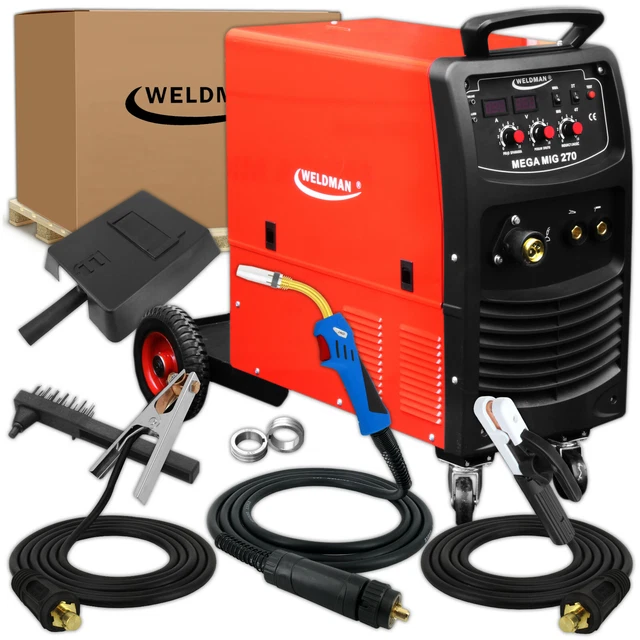 Weldman MEGA MIG 270 Poste à souder 270amp MIG/MAG MMA 400V