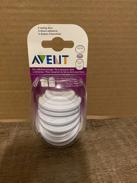 Avent 6 Count Bottle Sealing Discs - New