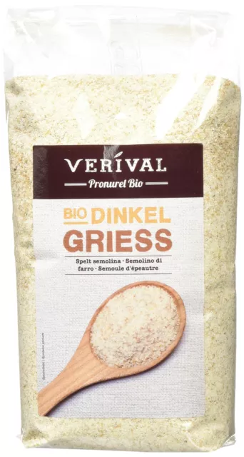 6 x 500 g semola di farro Verival - cottura biologica porridge dessert NUOVO MHD 12/1/24