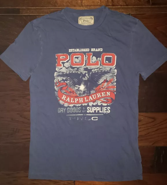 Polo Ralph Lauren Men's Eagle Dry Goods & Supplies American Shield Tee T-Shirt