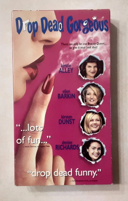 DROP DEAD GORGEOUS VHS 1999 Denise Richards Kirsten Dunst Kirstie Alley ...