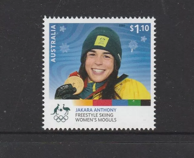 AUSTRALIA 2022 - BEIJING Winter Olympic Games - Jakara Anthony OLYMPIC GOLD MNH