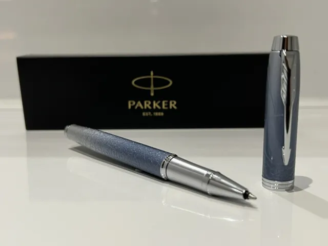 Parker Im Special Edition Polar Rollerball Pen Brand New In Gift Box Blue Chrome