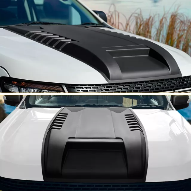 Bonnet Hood Scoop Cover Raptor Style for Ford Ranger PXI T6 2011-2015 Matt Black