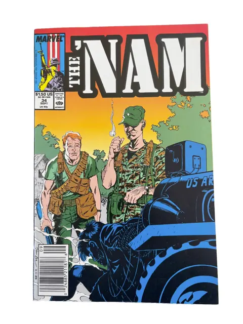 The Nam #34, 1989, MINT/Unread Condition, Newsstand Edition
