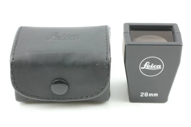 [Perfecto con estuche] Leica 12017 28 mm Visor Línea brillante Plástico...