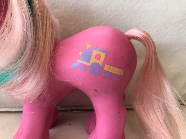 My Little Pony Big Brother Pony Steamer w/Train 1987 Hong Kong