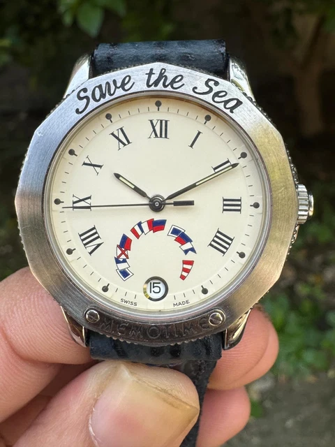 VINTAGE CORUM MEMOTIME Save the Sea Limited Edition 501/7802  display picture 3