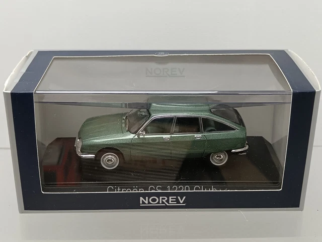 CITROËN GS 1220 CLUB de 1973 Vert Argent Voiture de Collection NOREV 1